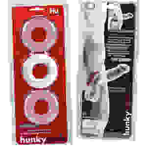 Huj3 C-Ring 3-Pack - White / Clear Ice