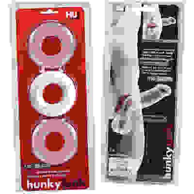 Huj3 C-Ring 3-Pack - White / Clear Ice