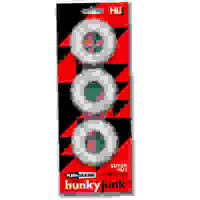 Super Huj - 3-Pack Cockrings - Clear Ice