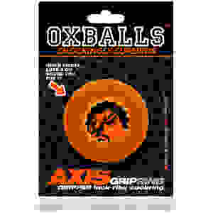 Axis - Rib Griphold Cockring - Orange Ice