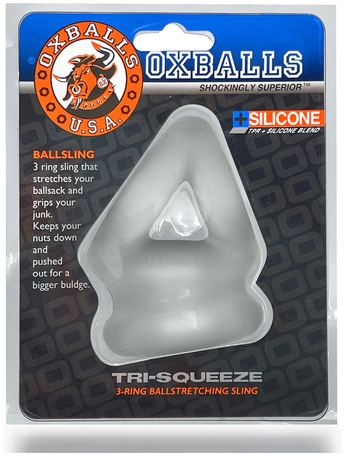 Tri-Squeeze Cocksling - Clear - Image 2