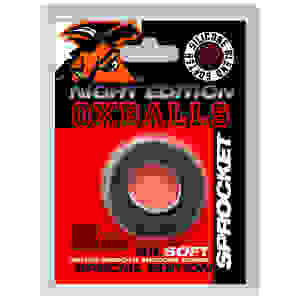 Sprocket Comfort No-Roll Cockring - Black