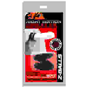Z-Balls Zig-Zag Cockring Ballstretcher - Black