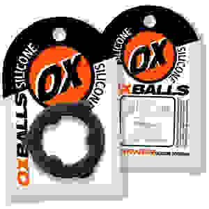 Spinner Single Silicone Ring - Black Silicone