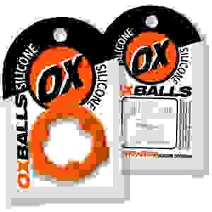 Spinner Single Silicone Ring - Orange Silicone