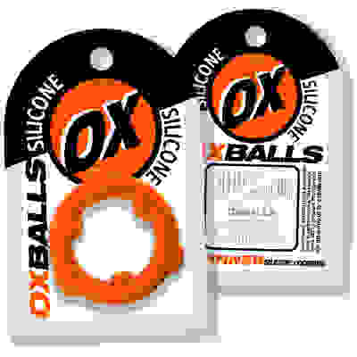 Spinner Single Silicone Ring - Orange Silicone