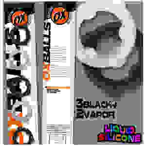 Gearheads 5 Pack Spinner Rings - Black Vapor