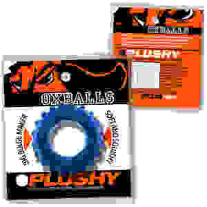 Plushy Single Ring - Blue Fire