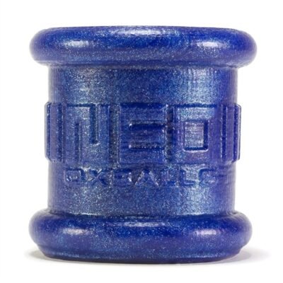 Neo 2 Inch Tall Ball Stretcher Squishy Silicone - Blue Balls