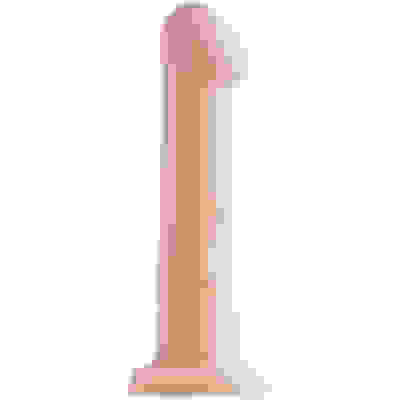 Basix Rubber Works - 6.5 Inch Dong With Suction Cup - Flesh