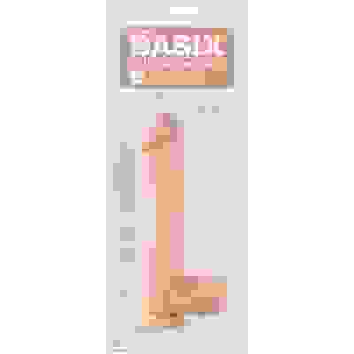 Basix Rubber Works - 10 Inch Dong With Suction Cup - Flesh