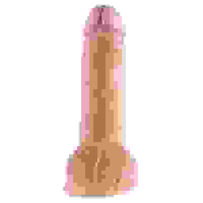 King Cock 7-Inch Cock With Balls - Flesh