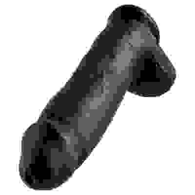 King Cock 12 Inch Cock With Balls - Black