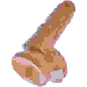 King Cock 7 Inch Cock With Balls - Tan