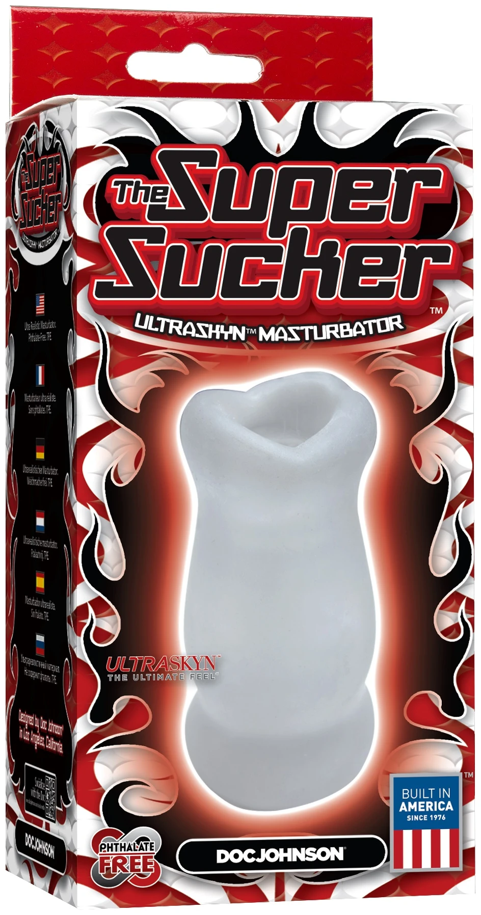 The Super Sucker Ultraskyn Masturbator - Clear