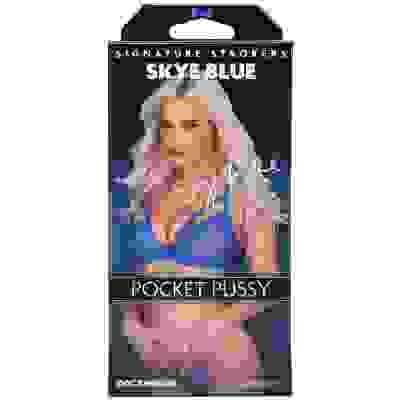 Signature Strokers - Skye Blue - Ultraskyn Pocket Pussy - Vanilla