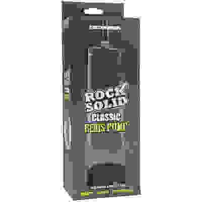 Rock Solid - Classic Penis Pump - Black/clear