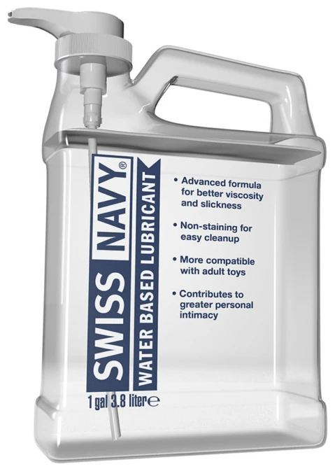 Swiss Navy Water-Based Lubricant 1 Gallon