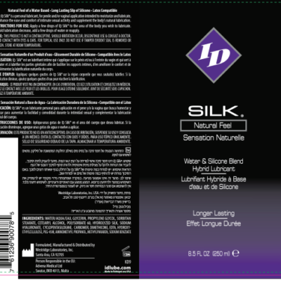 ID Silk Silicone and Water Blend Lubricant 8.5 Oz