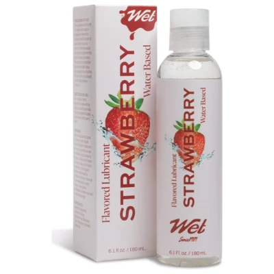 Wet Flavored Lubricant Sexy Strawberry 6.1oz