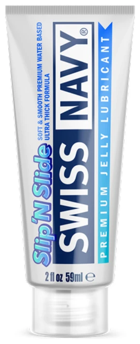 Swiss Navy Slip N Slide - Premium Jelly Lubricant - 2 Fl. Oz.
