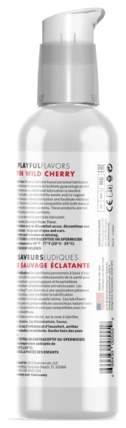 Swiss Navy 4-in-1 Playful Flavors - Pop'n Wild Cherry - 4 Fl. Oz.