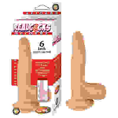 Realcocks Sliders 6" Uncircumsized - Flesh