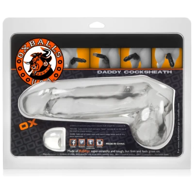 Daddy Cocksheath With Balls - Clear