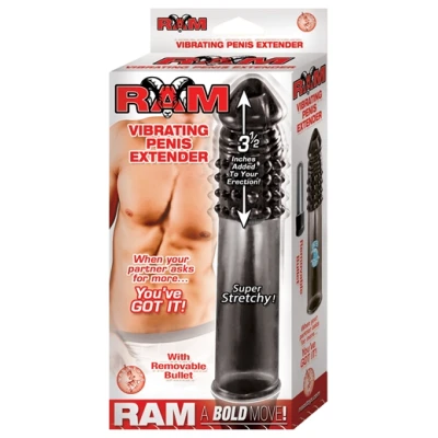 Ram Vibrating Penis Extender - Smoke