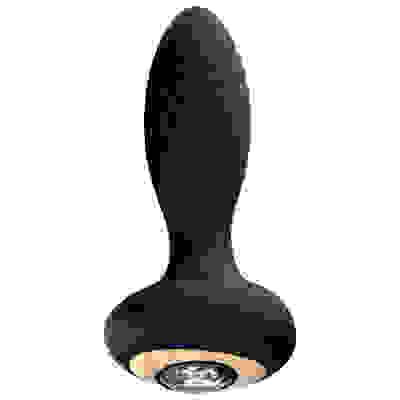 Goddess Diamond Vibrating Plug - Black