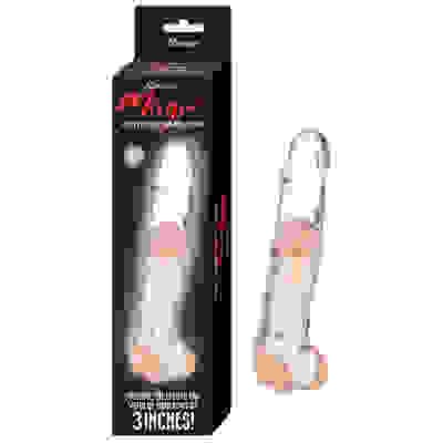 Magic Penis Extender and Ball Strap 6.5" Clear