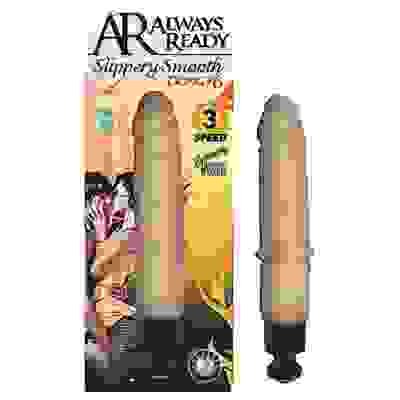 Always Ready Slippery Smooth Dong #6 - Flesh
