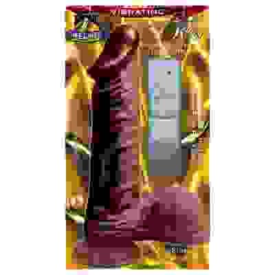Lifelike Vibrating Black King 9"