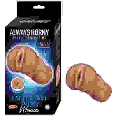 Always Horny Self-Lubricating Masturbator Monica - Brown