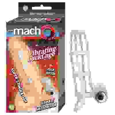 The Macho Vibrating Cockring - Clear