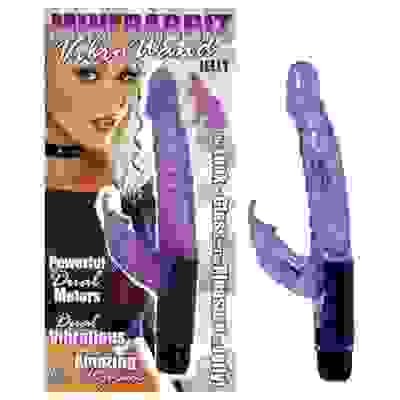 Mini Rabbit Vibro Wand Purple Jelly