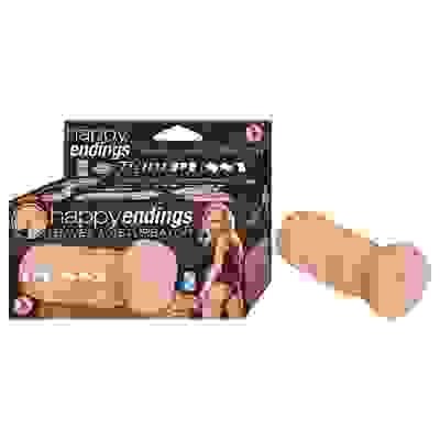Happy Endings Travel Masturbator Tight Pussy-Flesh