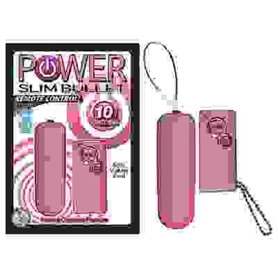 Power Slim Bullet Remote Control - Pink