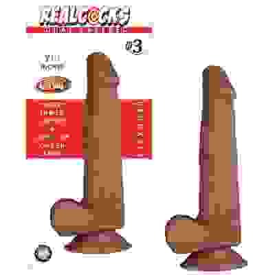 Realcocks Dual Layered #3 - Brown