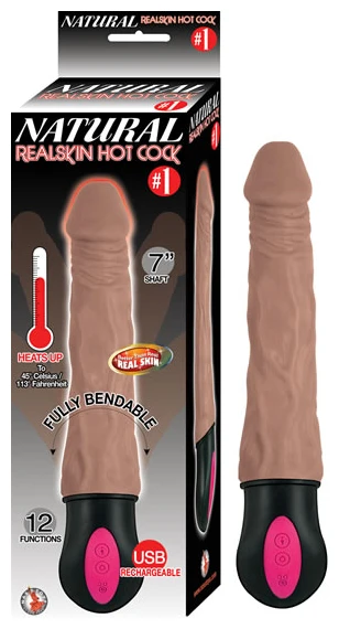 Natural Realskin Hot Cock #1 - Brown