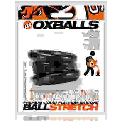 Neo 1.25 Inch Short Ball Stretcher Squishy Silicone - Smoke Black