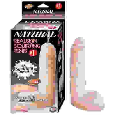 Natural Realskin Squirting Penis #1 - Flesh