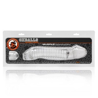 Muscle Smooth Cocksheath Atomic Jock - Clear