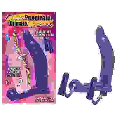 Double Penetrator Ultimate Cockring-Purple