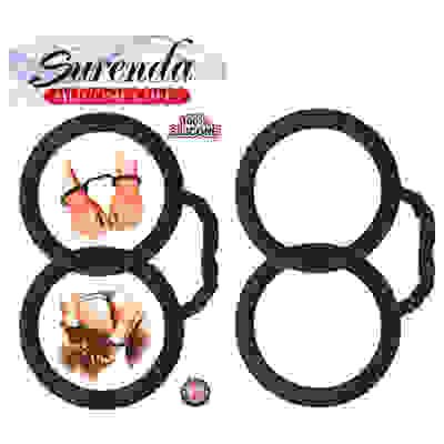 Surenda Silicone Cuffs - Black