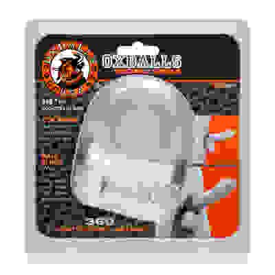 360 2- Way Cockring + Ballsling - Clear