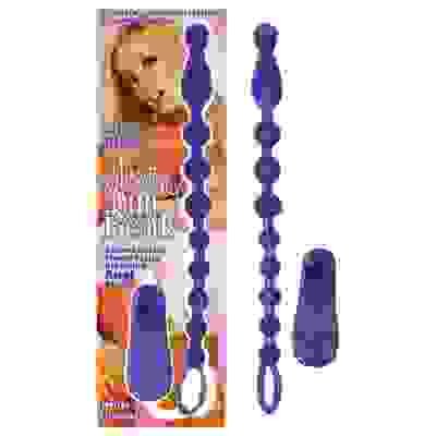 Vibrating Butt Beads-Purple