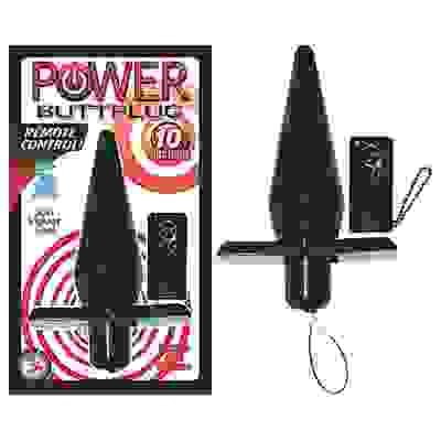 Power Buttplug Remote Control - Black