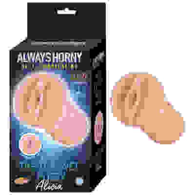Always Horny Self-Lubricating Masturbator Alicia - White