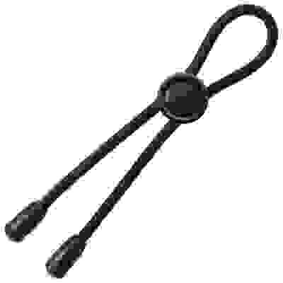 Mack Tuff Adjustable Silicone Cock Tie - Black